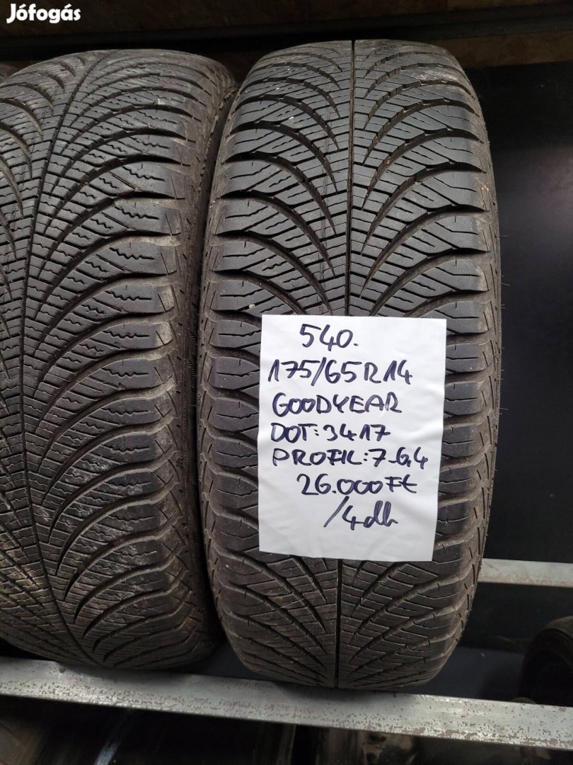 175/65 R14 Goodyear 4évszakos gumik