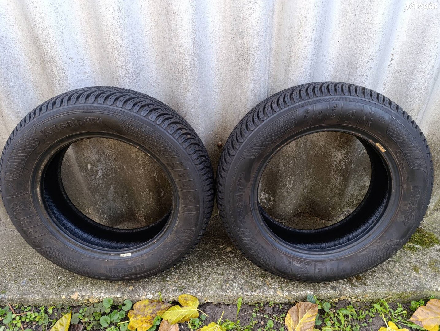 175/65 R14 Kleber téli gumi 9 mm 2 db új