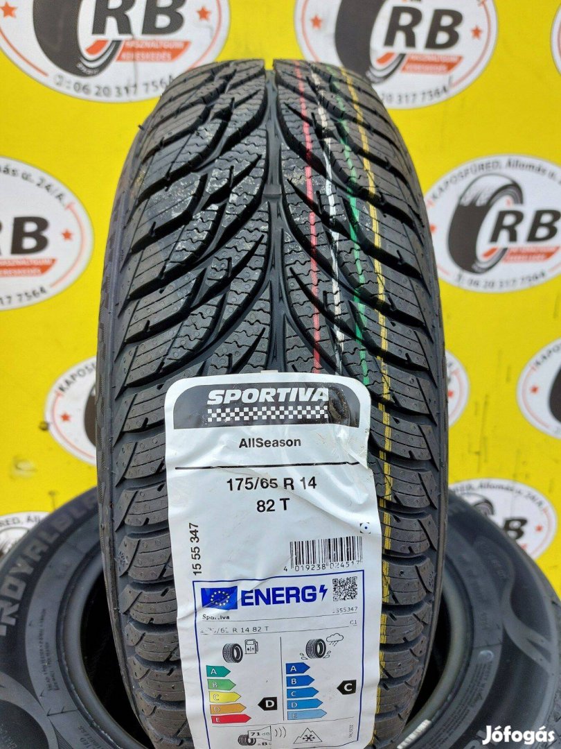 175/65 r14 Sportiva Új 4évszakos 19000ft/db