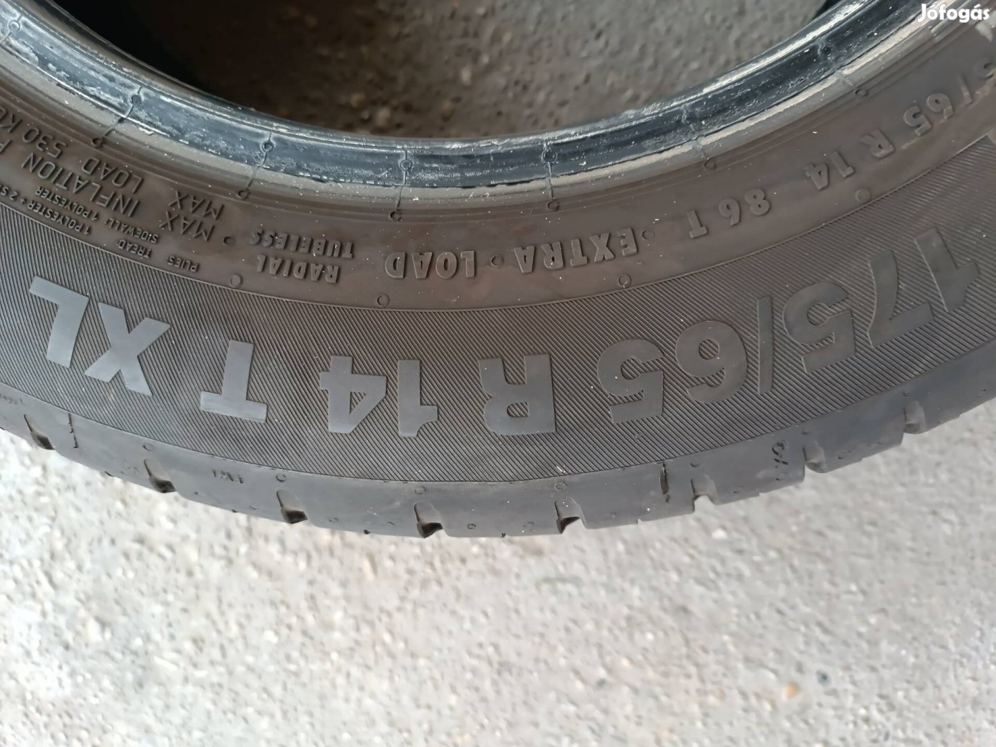 175/65 r14 TXL Continental Contiecocontact nyári gumi garnitúra 
