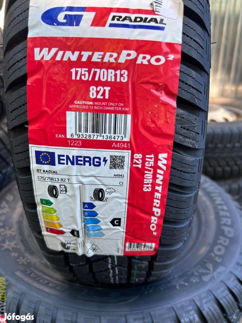 175/70R13 Gtradial Winterpro2,Új téligumi