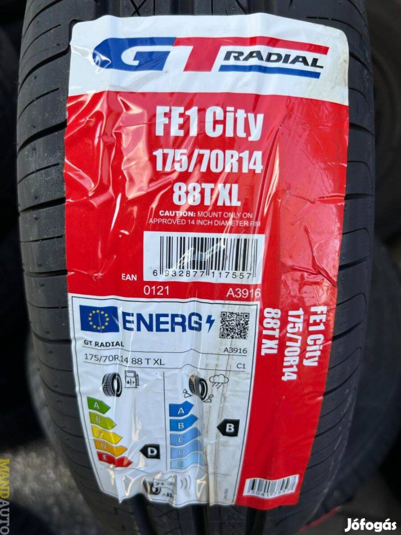 175/70R14 Gtradial FE1 City,Új nyárigumi