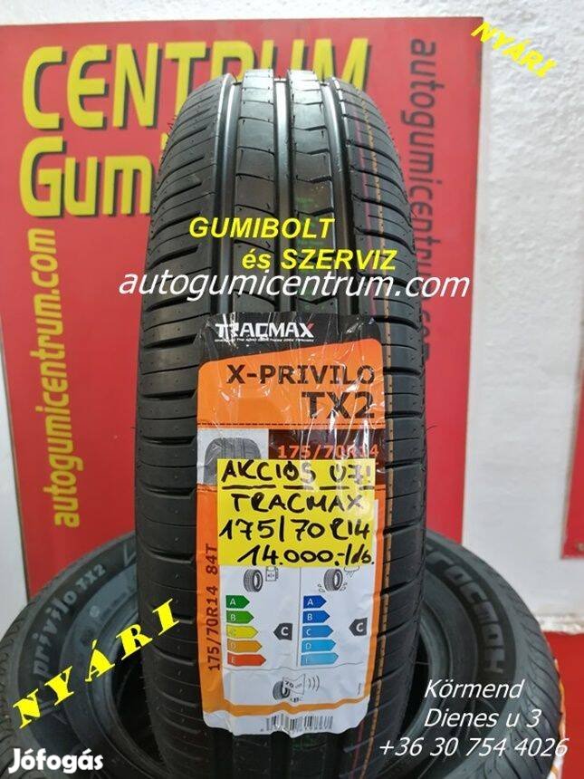 175/70 R14 88T XL Tracmax X Privilo TX2 nyári