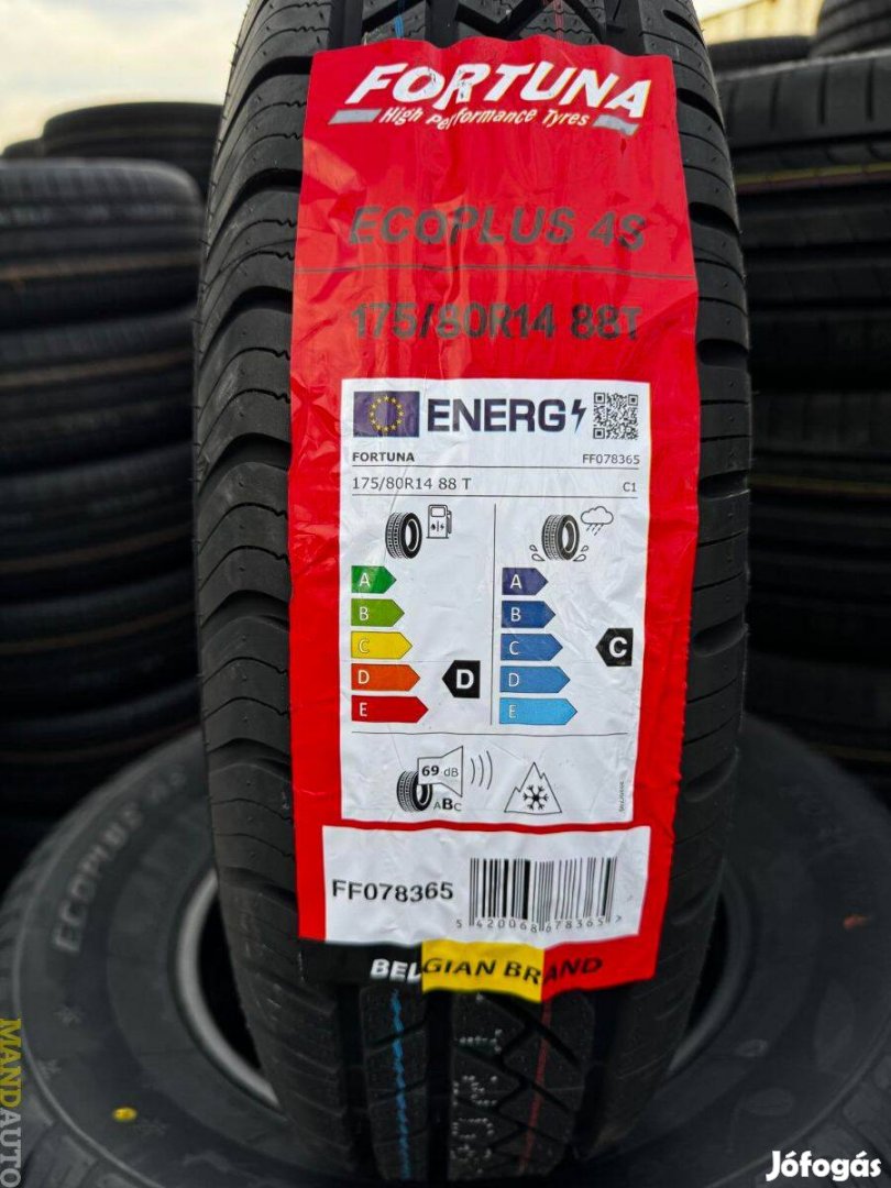 175/80R14 Fortuna Ecoplus 4Season,Új négy évszakos gumi