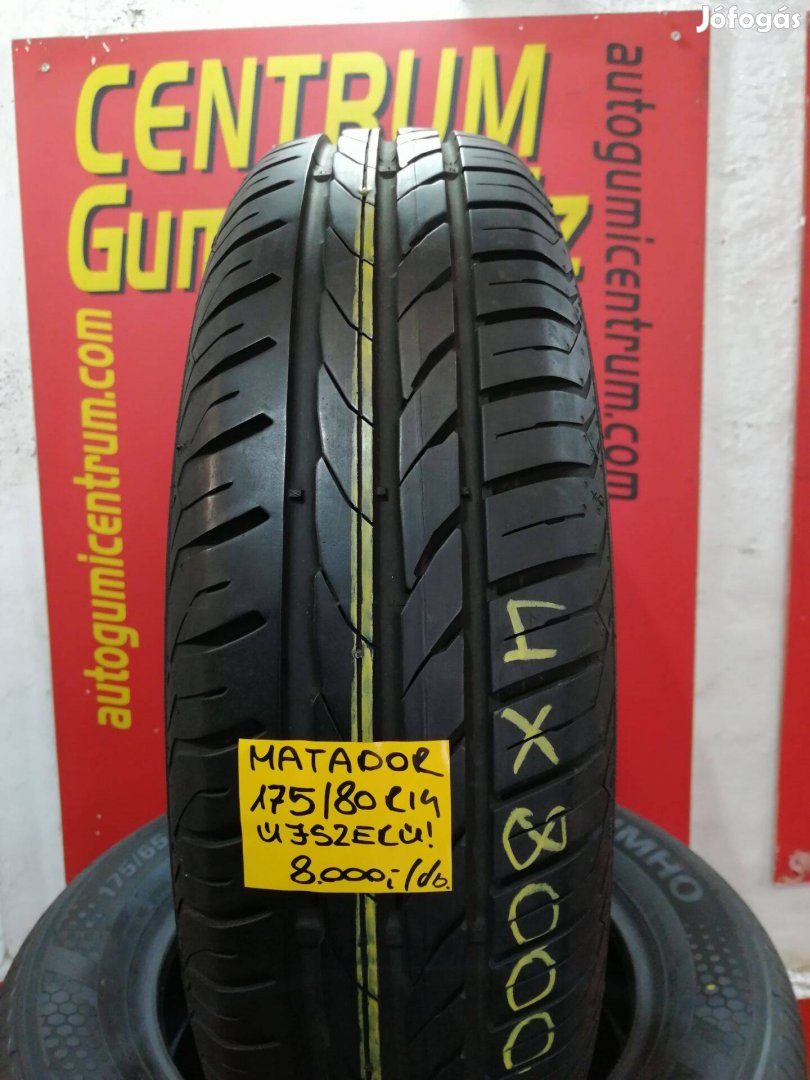 175/80r14 használt nyári gumi Matador 4db 8.000 Ft