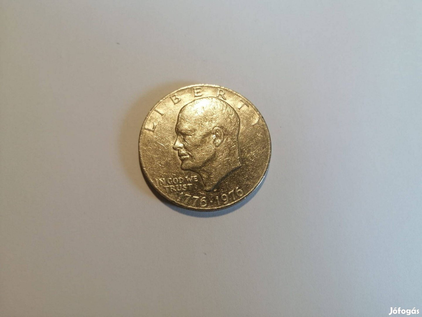 1776-1976 Eisenhower Liberty Bell Moon ezüst egydolláros amerikai bice