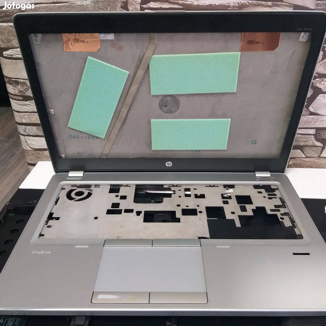 179.Hp Folio 9470M hibás,hiányos laptop megmaradt alkatrészei.garanc
