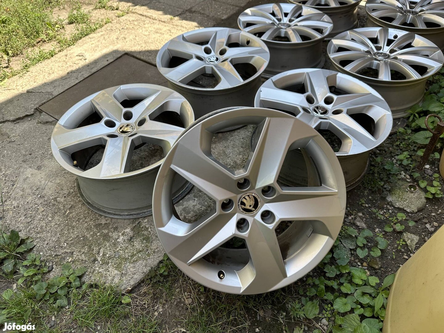 17 17" 5x112 Skoda gyári alufelni felni VW Volkswagen Audi Seat