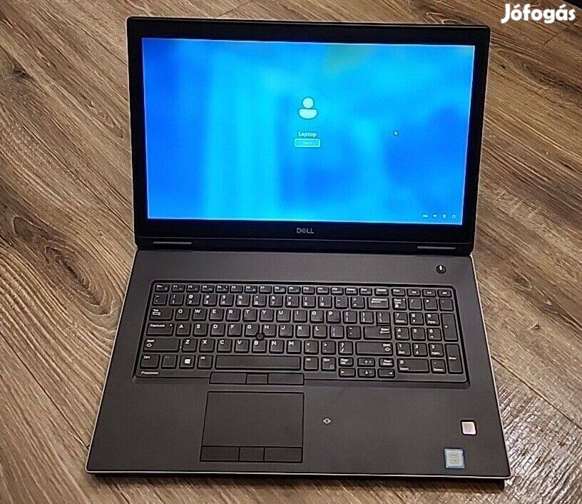 17,3 Dell laptop eladó Nvidia Quadro P3200 6GB 512GB SSD