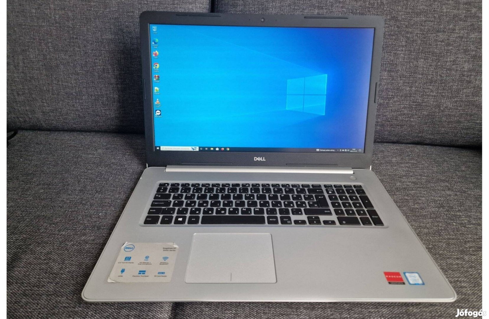 17,3 colos Dell Inspiron 5770 laptop 128Gb SSD + 500Gb HDD eladó