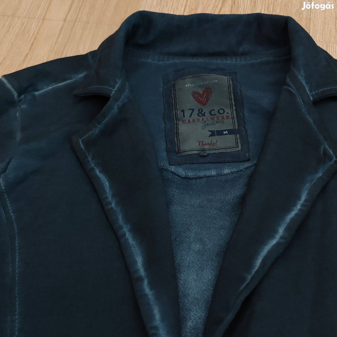 17Co koptatott pamutblézer M