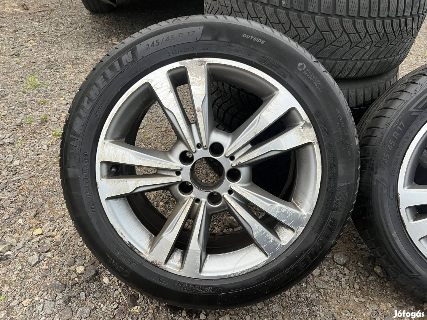 17 Gyari Mercedes Alufelni jo nyarigumikkal 5x112