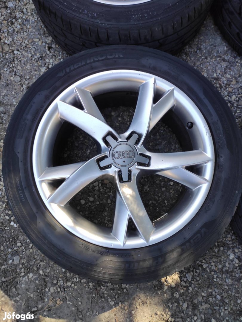 17" 17 5x112 Audi A4 225/50r17 Hankook nyári 100eft/4db