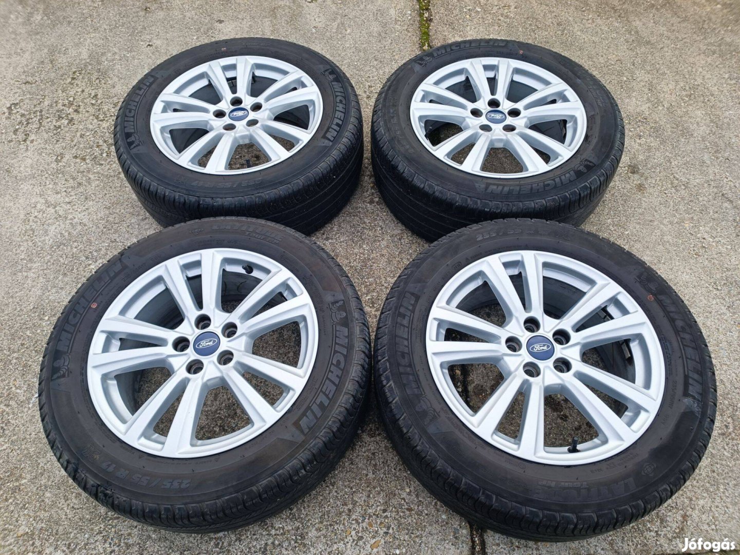 17" 17 gyári Ford S-max Kuga Galaxy alufelni szenzor nyárigumik felni