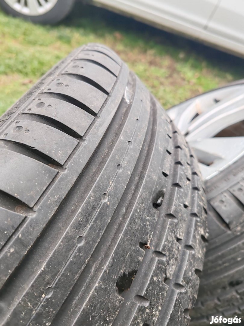 17' 5x100 alufelni nyári gumival