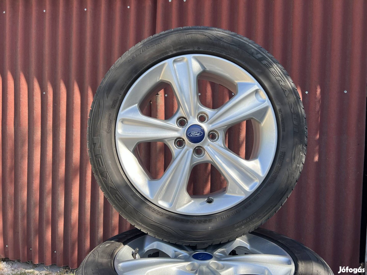 17" 5x108 gyári Ford alufelni nyárigumikkal!