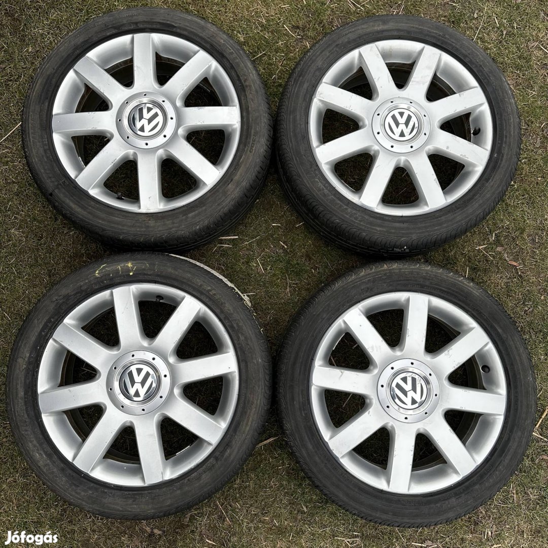 17" 5x112 6J ET50 Volkswagen alufelni eladó gumival is!