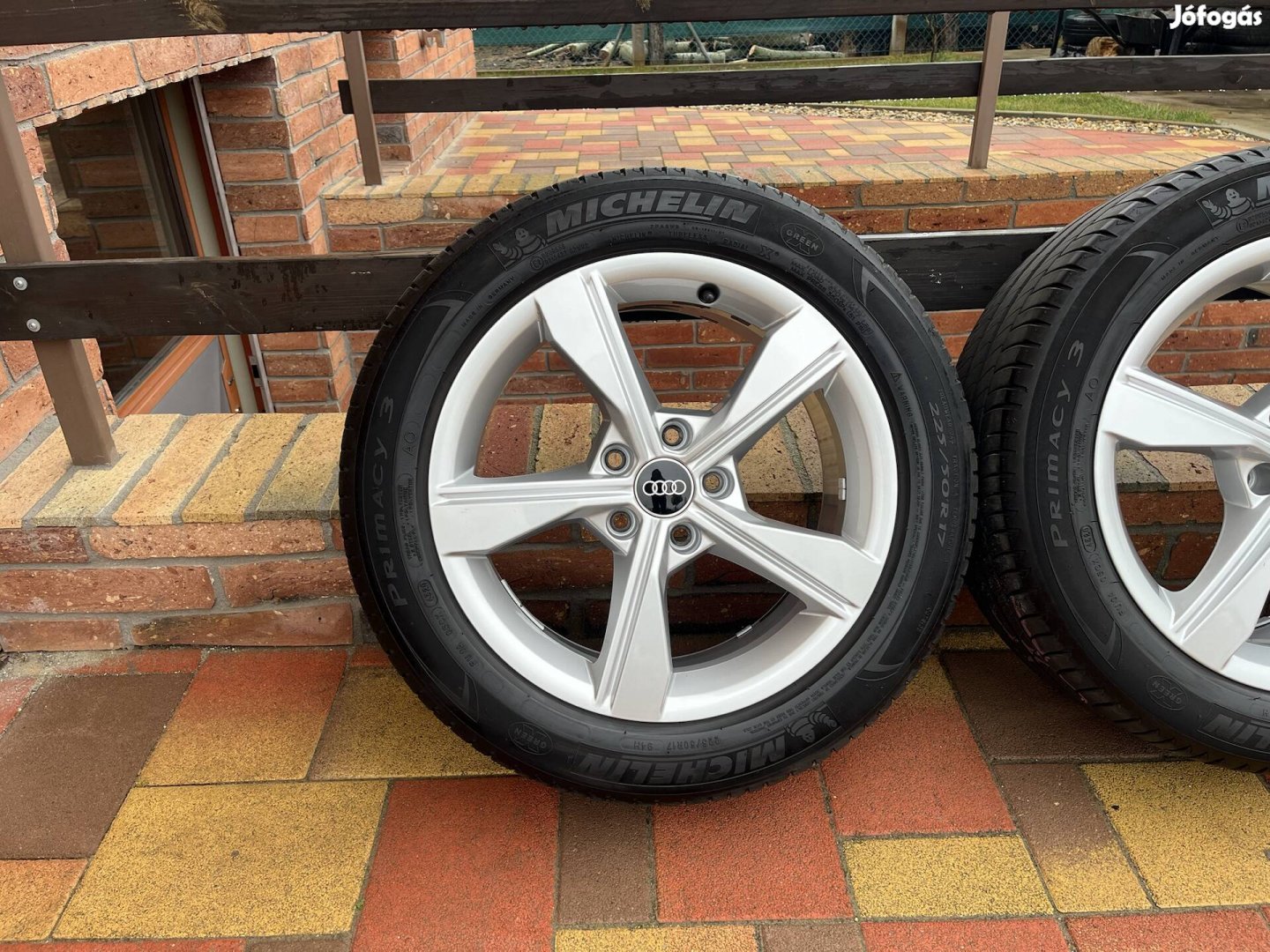 17" 5x112 Audi A4 B9 gyári alufelni szett nyárigumikkal! 