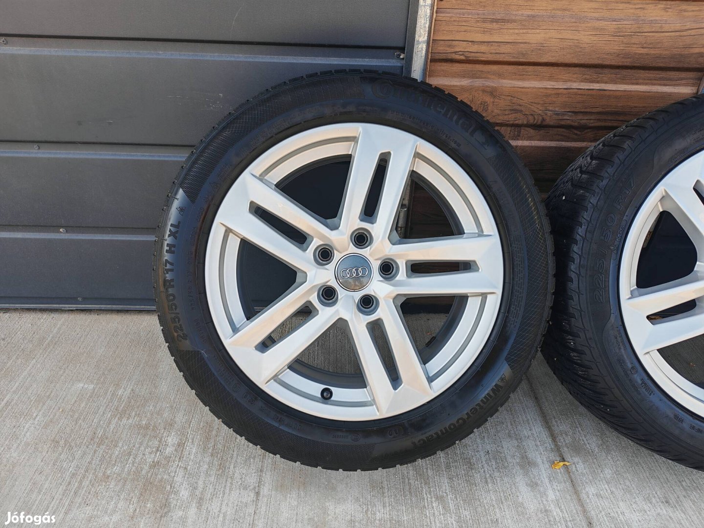 17" 5x112 Audi gyári alufelni szett téligumikkal!