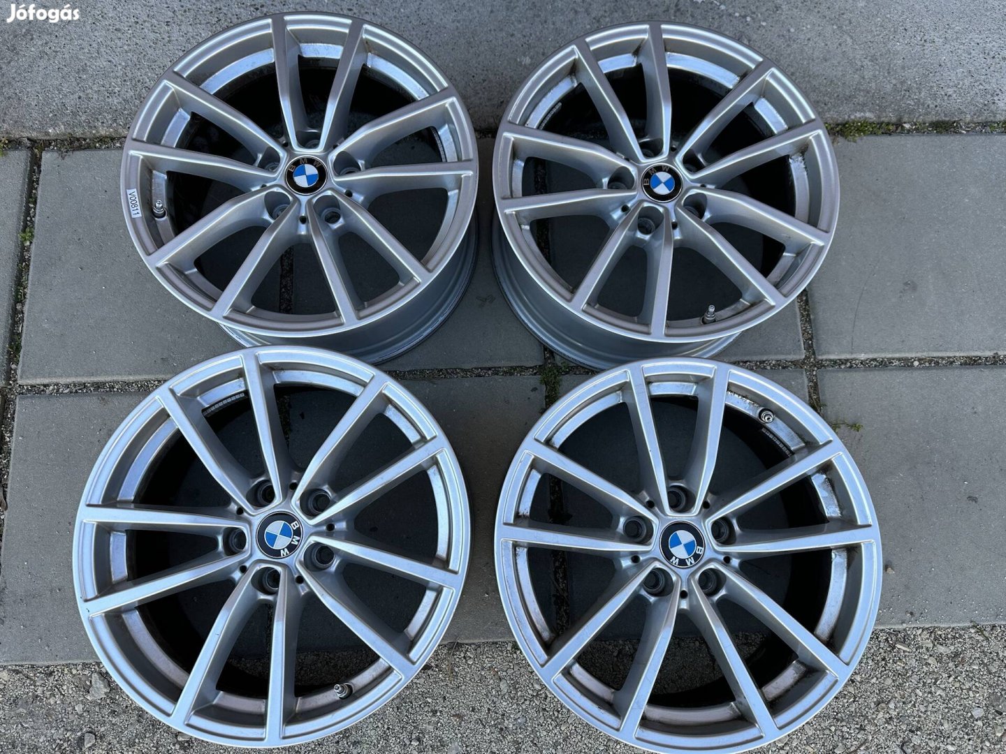 17" 5x112 BMW 3 G20 G21 gyári alufelni felni tpms szenzor 17