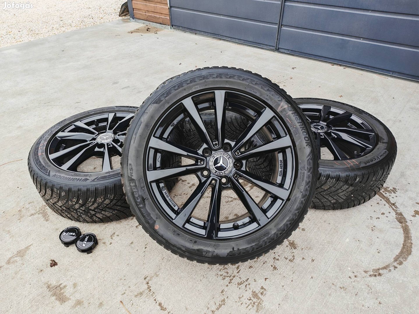 17" 5x112 Mercedes, VW, Audi alufelni szett téligumikkal!
