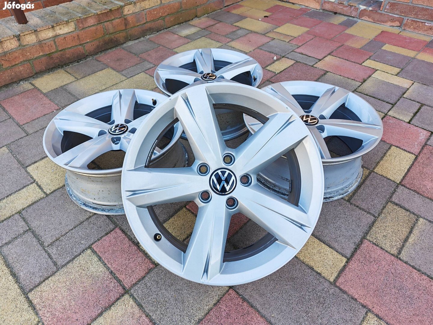 17 5x112 VW gyári alufelni szett!