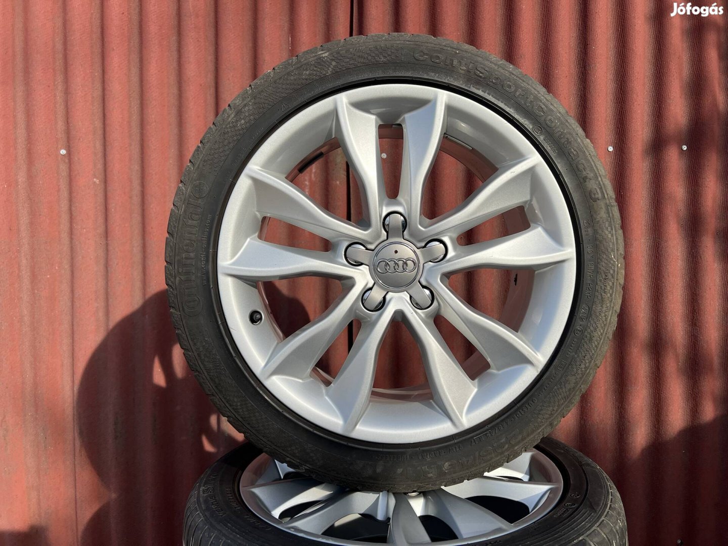 17" 5x112 gyári Audi alufelni nyárigumikkal!