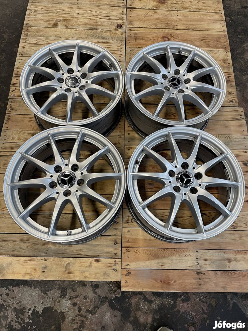 17" 5x112 gyári Mercedes alufelni garnitúra!!!