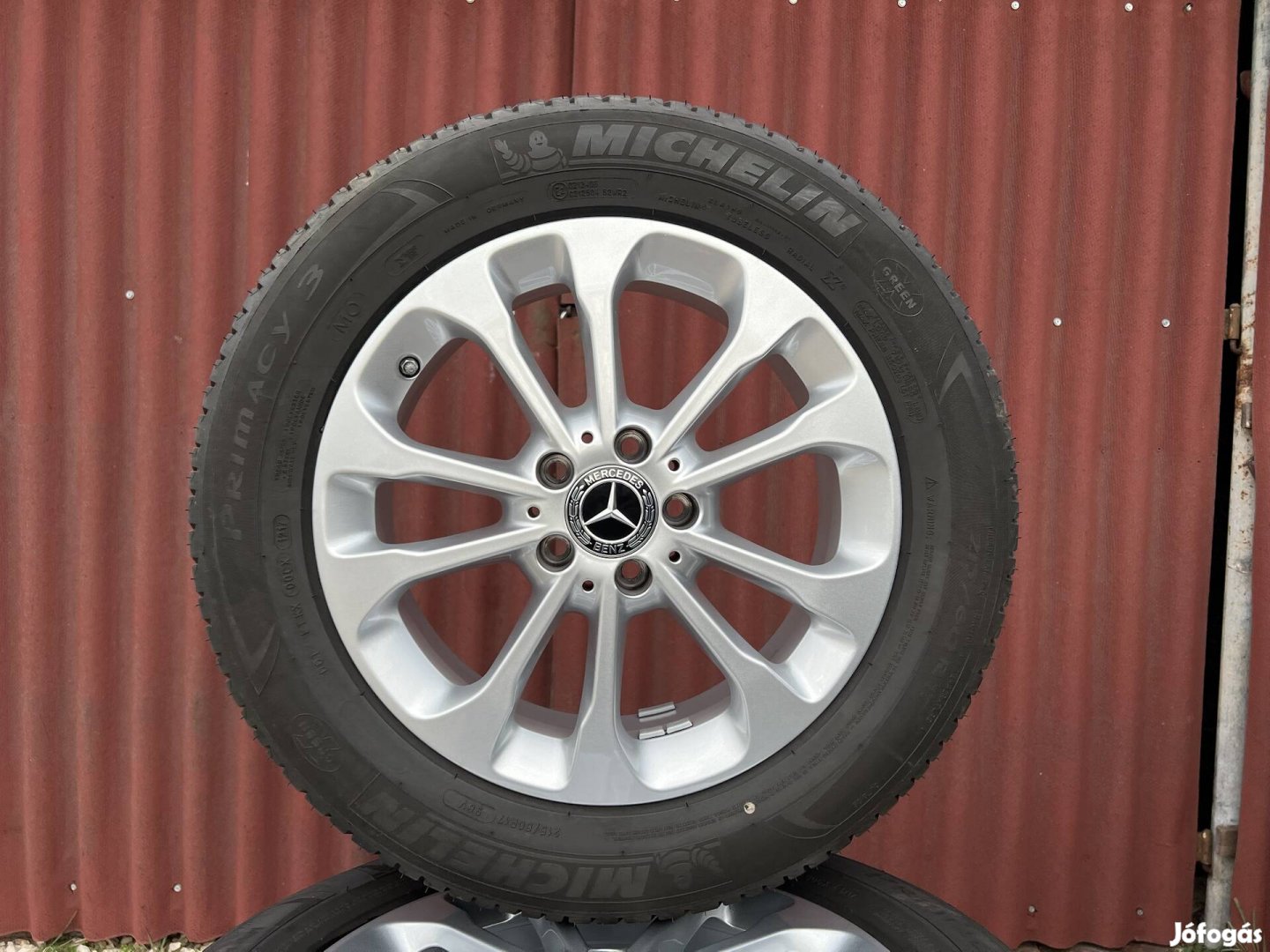 17" 5x112 gyári Mercedes alufelni nyárigumikkal!