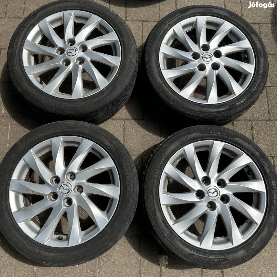 17" 5x114,3 7J ET60 Mazda alufelni eladó! Gumi nem árképző