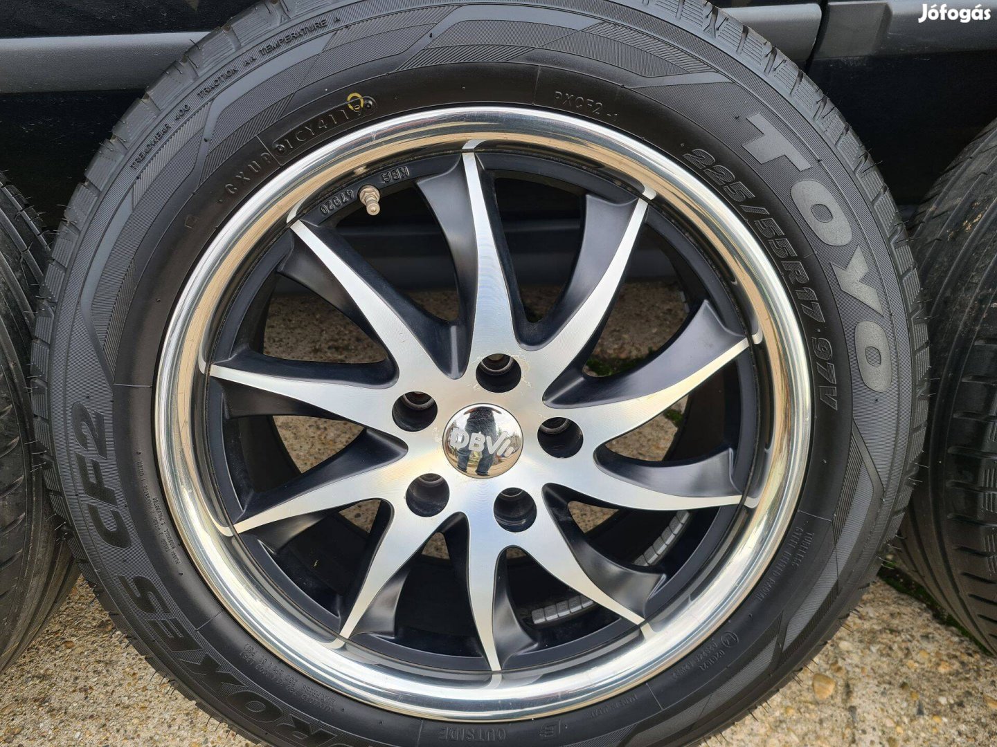 17" 5x114,3 alufelni gumival, tpms jeladóval