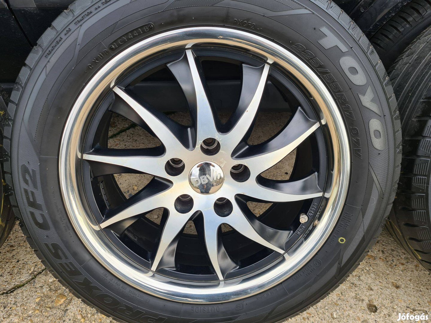 17" 5x114,3 alufelni gumival, tpms jeladóval