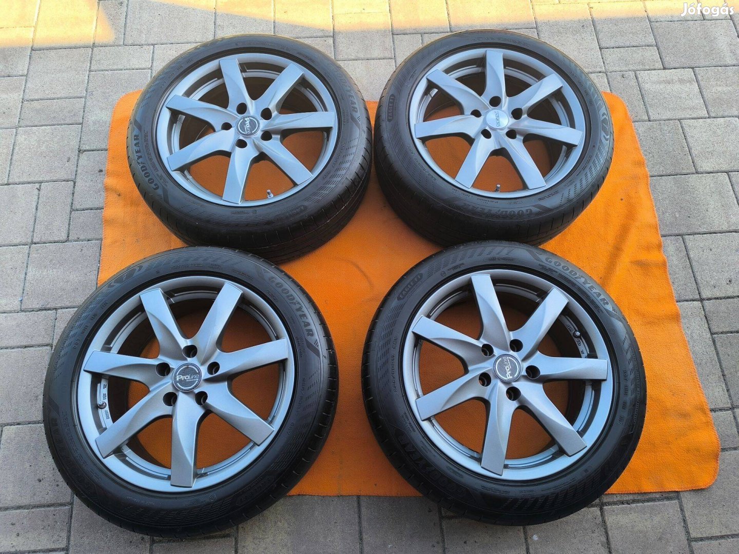 17" Alufelni szett Proline nyárigumikkal szerelve Eladó