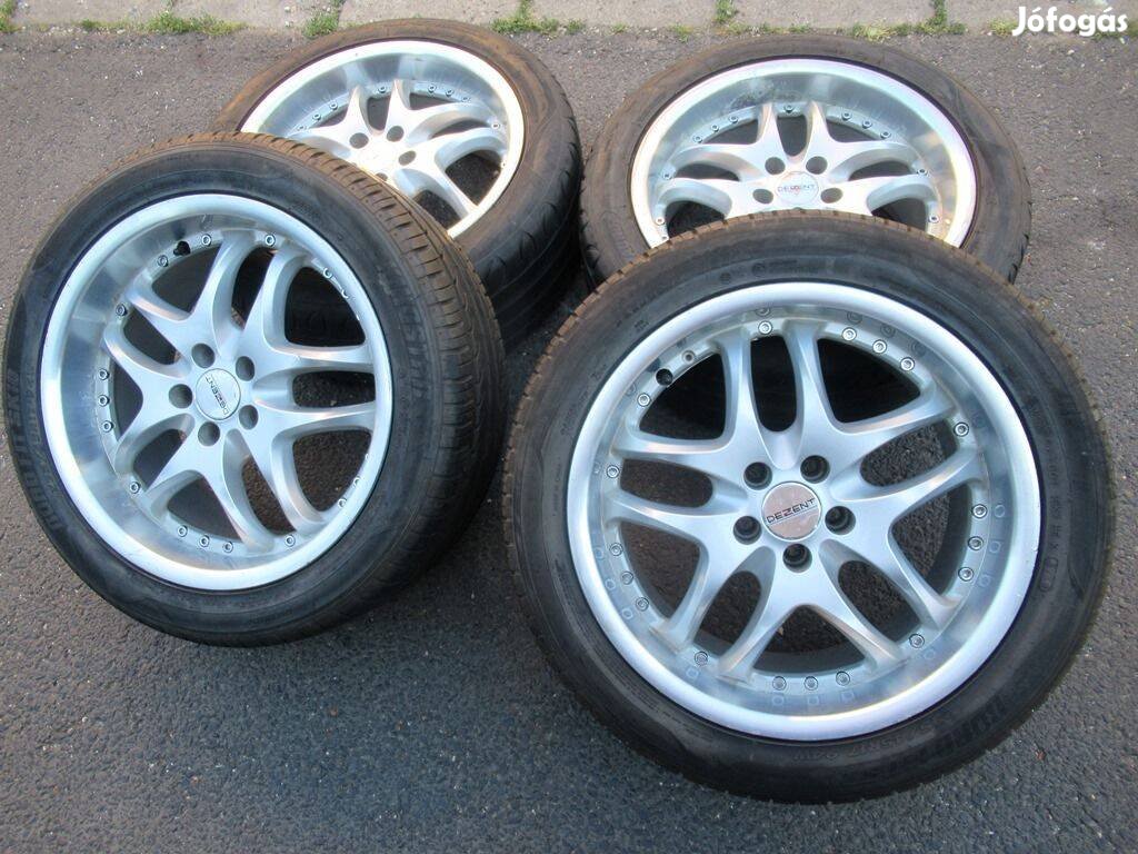 17" Dezent alufelni 5x100 VW Audi Skoda Seat felni 235/45R17 nyárigumi