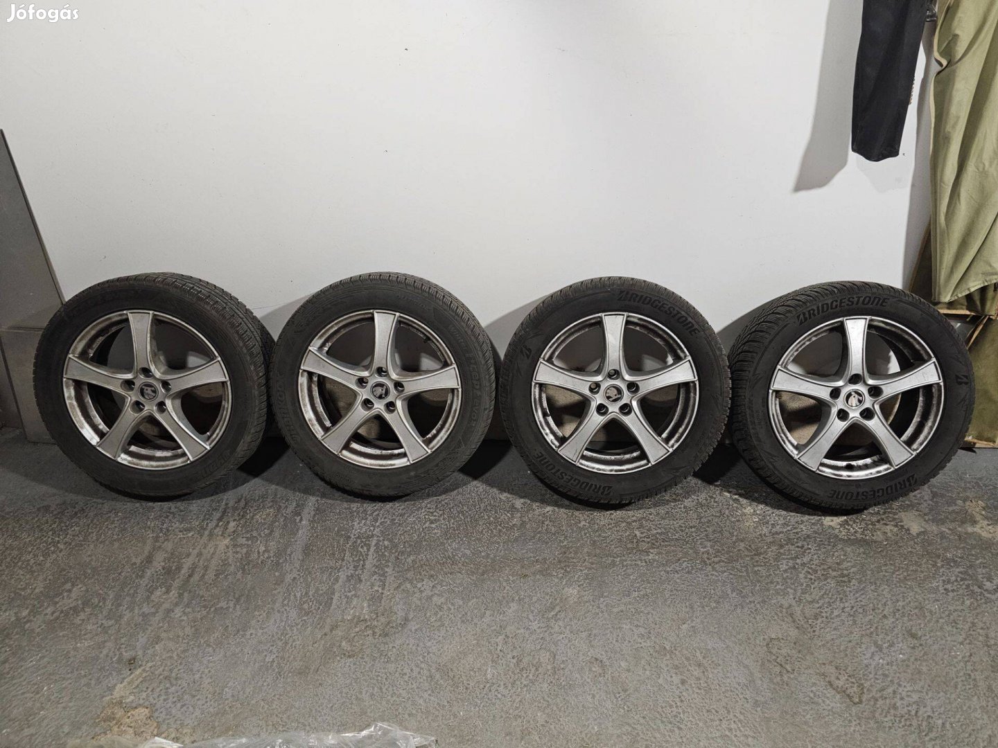 17" alufelni Skoda 6,5Jx17H2 K1 ET41 LK112 4 db