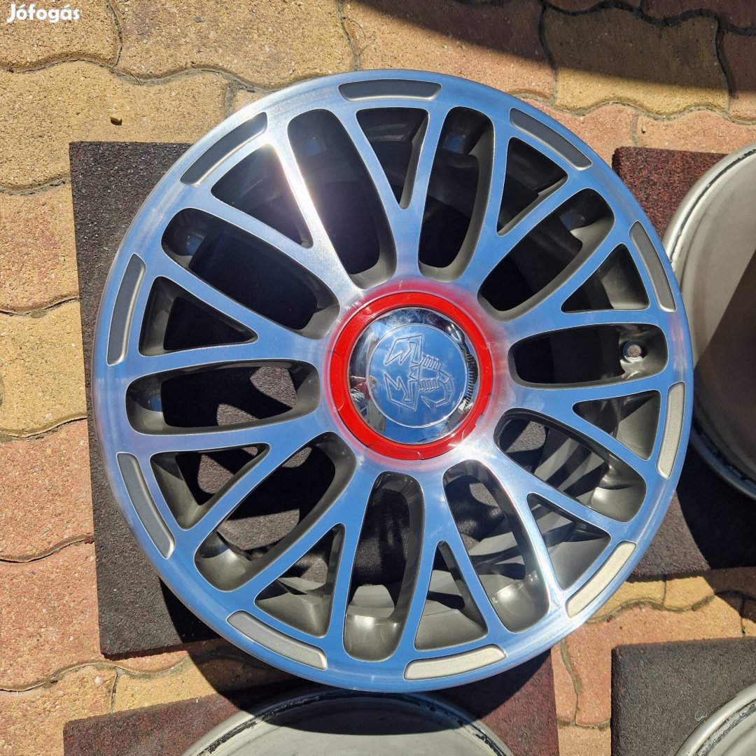 17" gyári Fiat 500 Abarth alufelni 4x98 bicolor felni