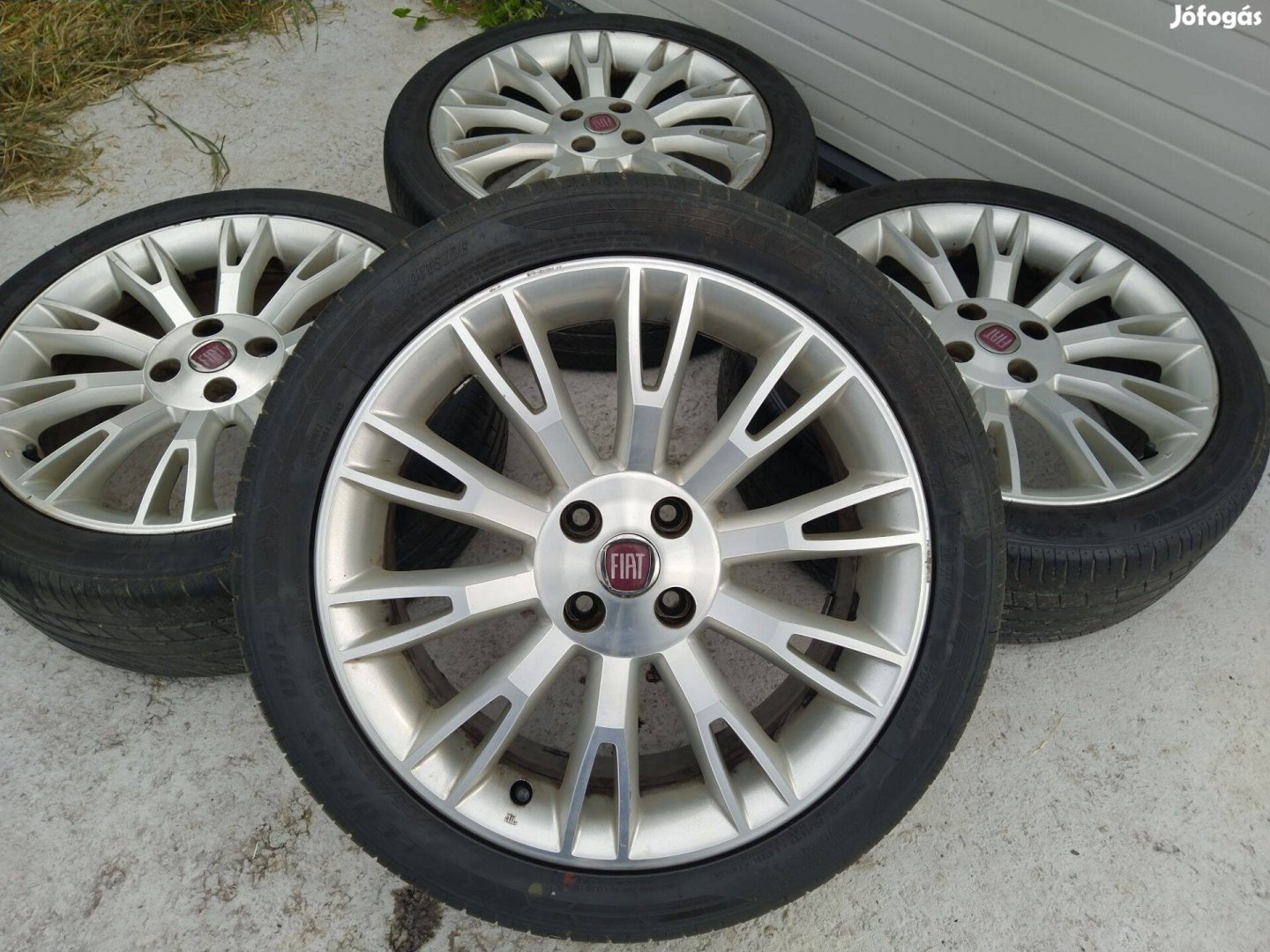 17" gyári Fiat Grande Punto, Punto, Evo alufelni nyári gumi 4x100