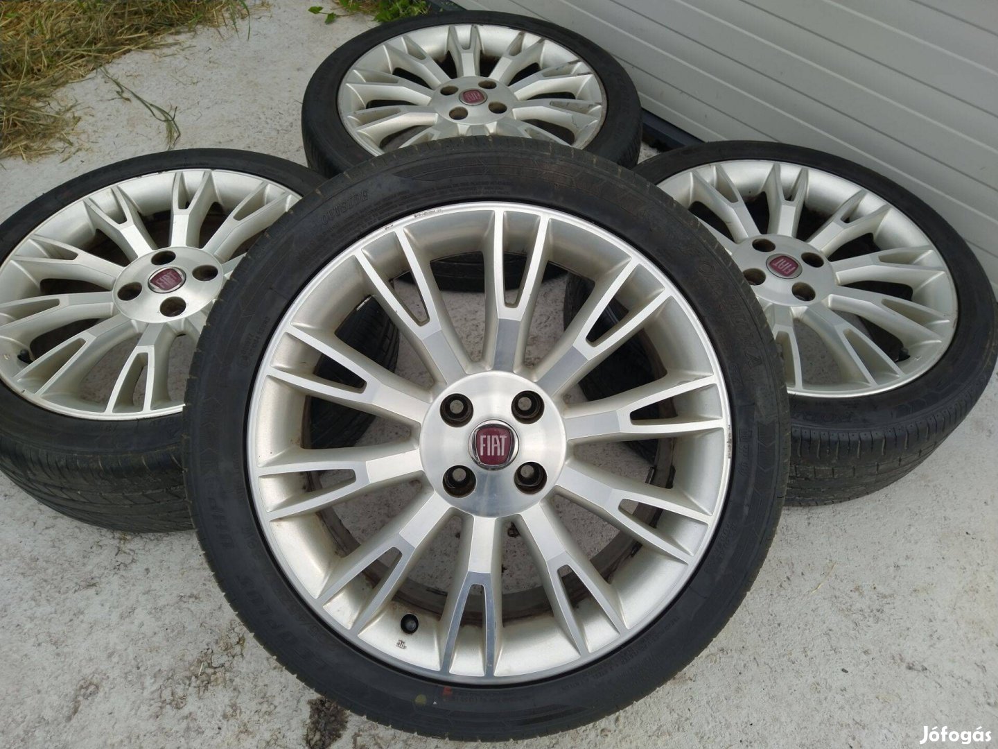 17" gyári Fiat Grande Punto, Punto, Evo alufelni nyári gumi 4x100