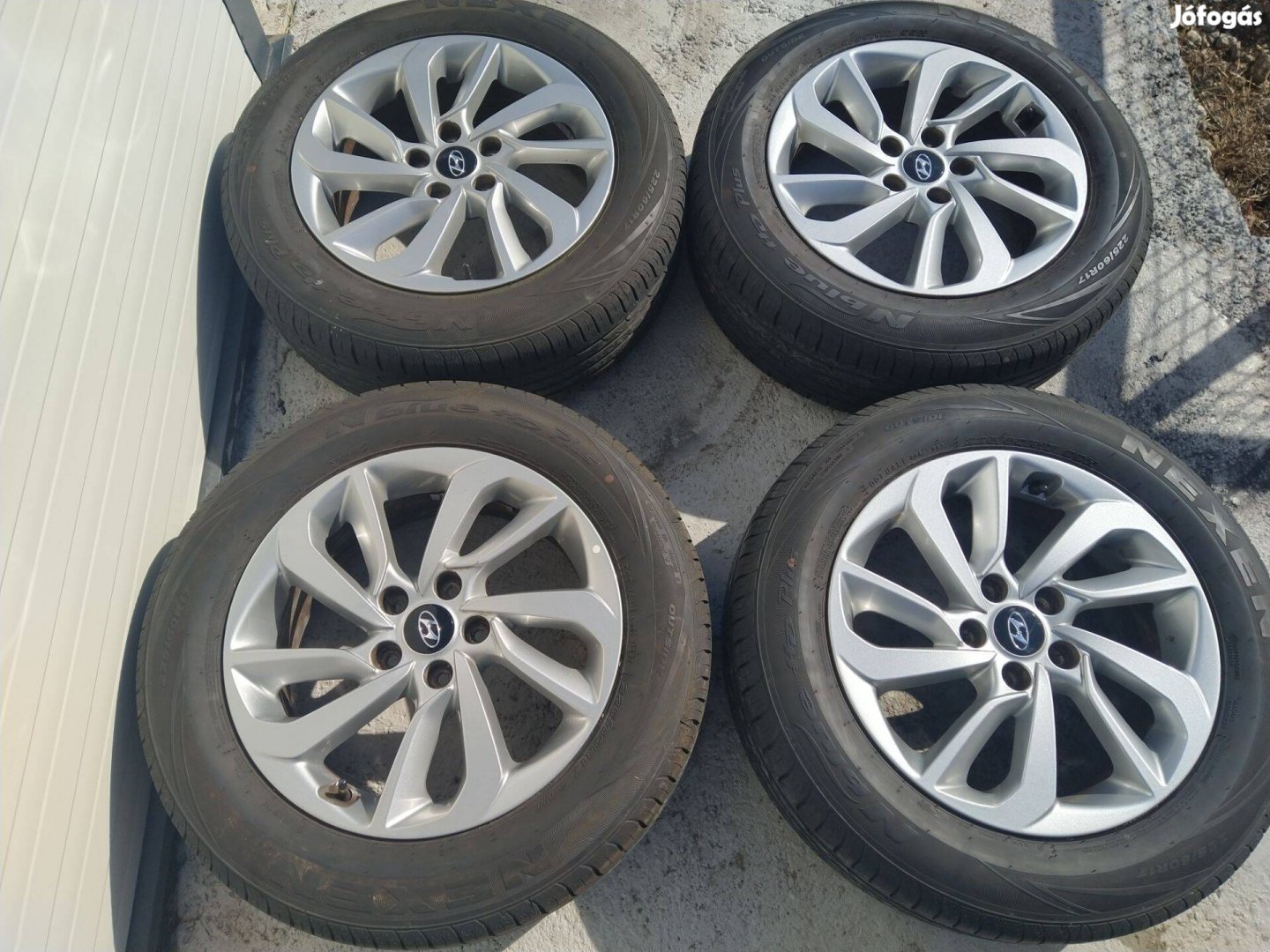 17" gyári Hyundai Tucson ix35 alufelni Kia Sportage szenzorok felni 17