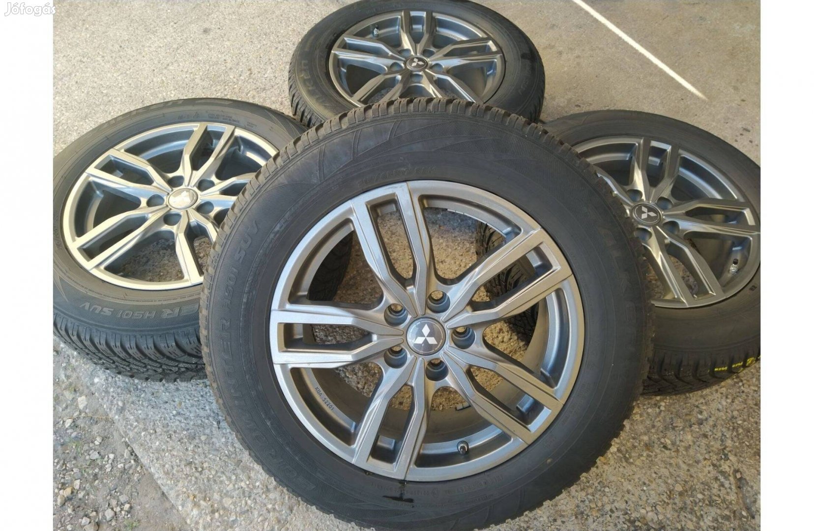 17" gyári Mitsubishi ASX, Eclipse cross alufelni Tpms szelep 5x114,3