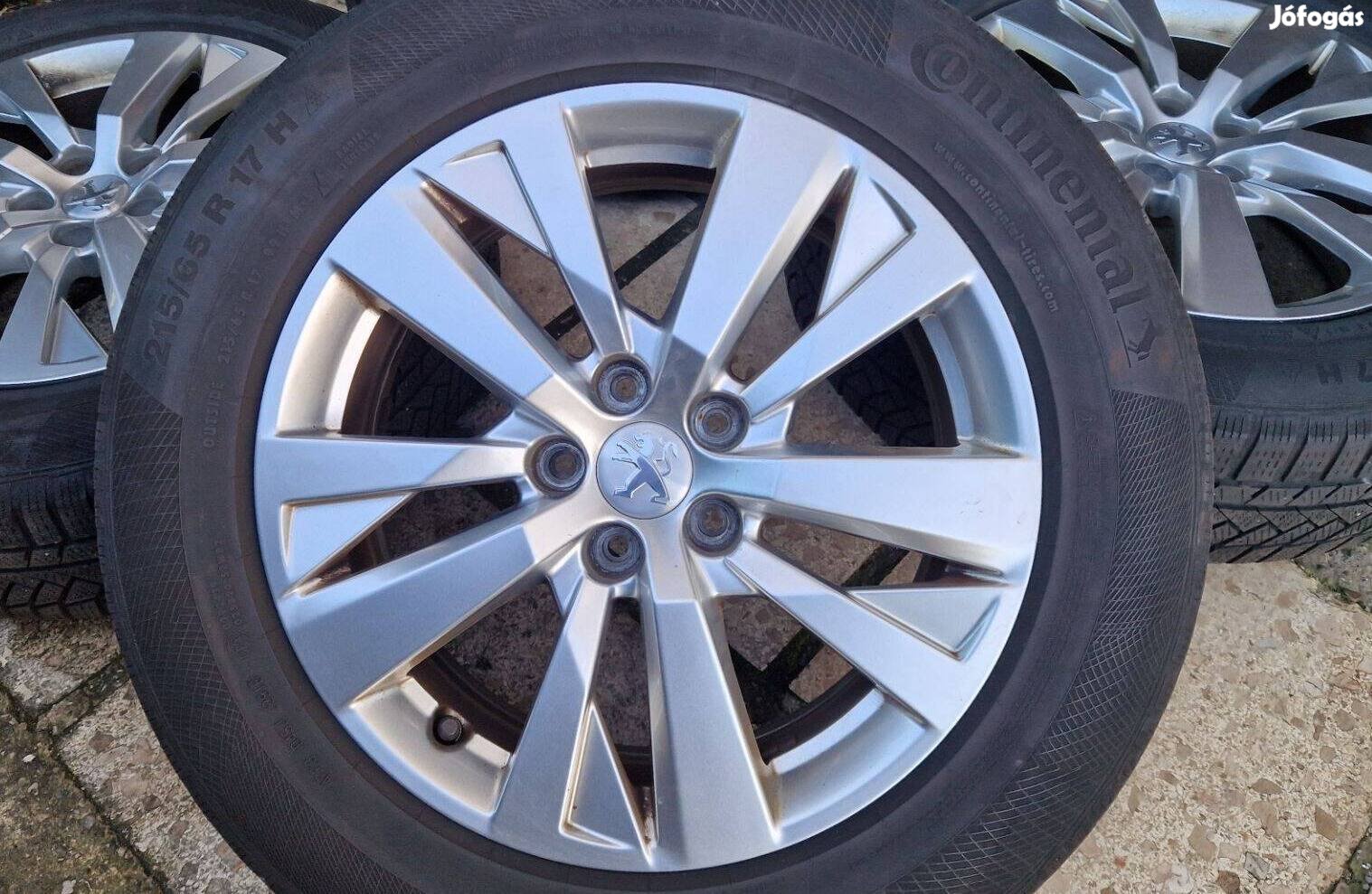 17" gyári Peugeot 3008 5008 Rifter Expert Traveller alufelni 17 felni