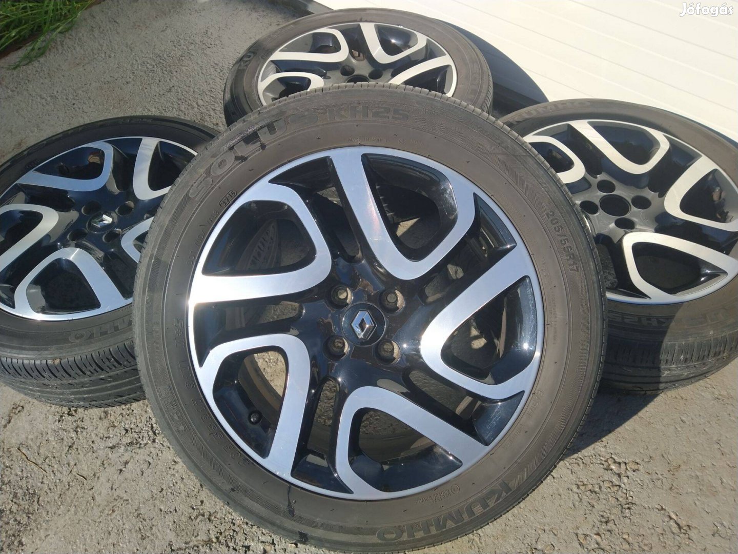 17" gyári Renault Captur alufelni Tpms szenzor 4x100