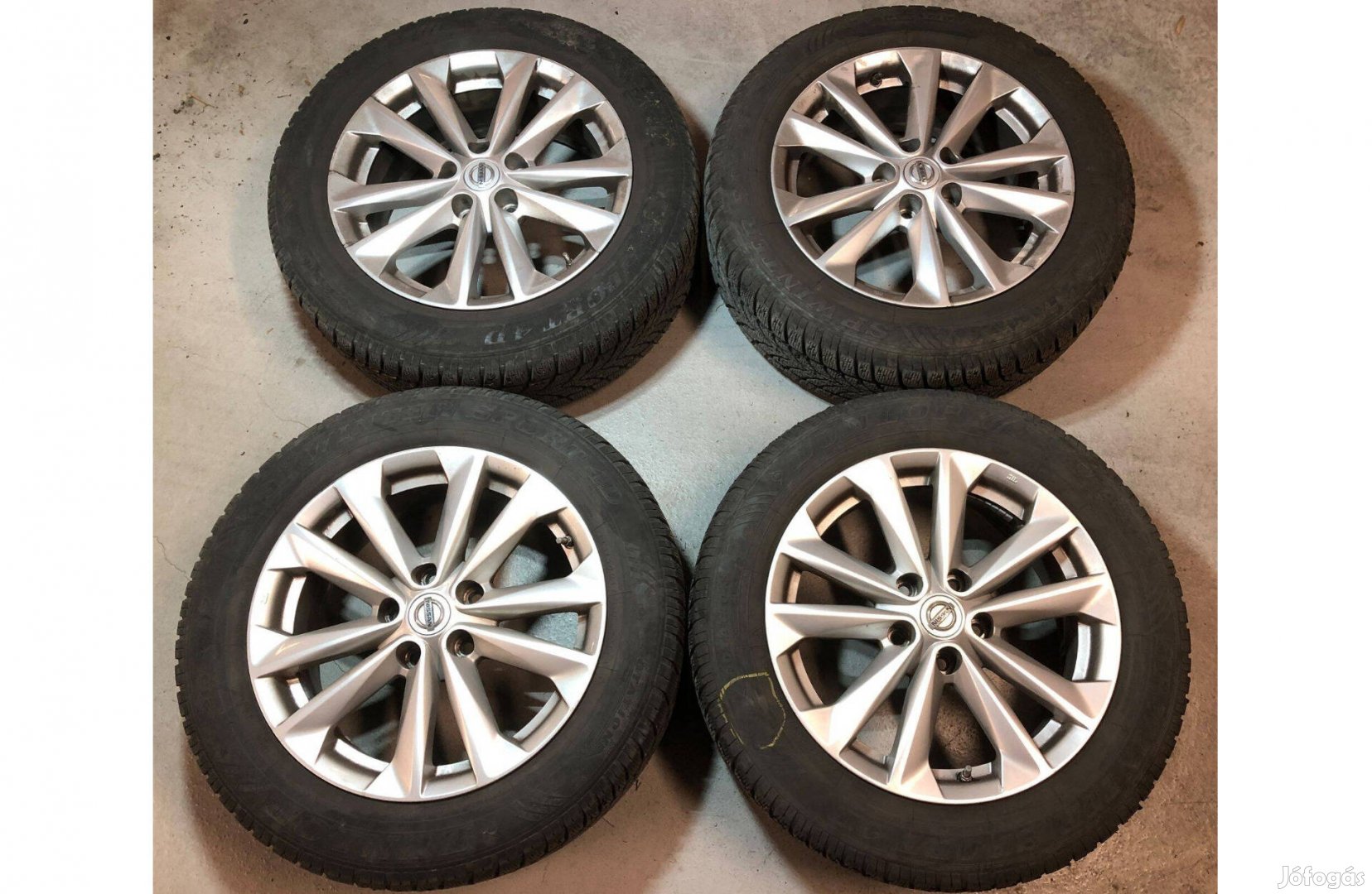 17"-os Nissan Qashqai alufelni-garnitúra eladó