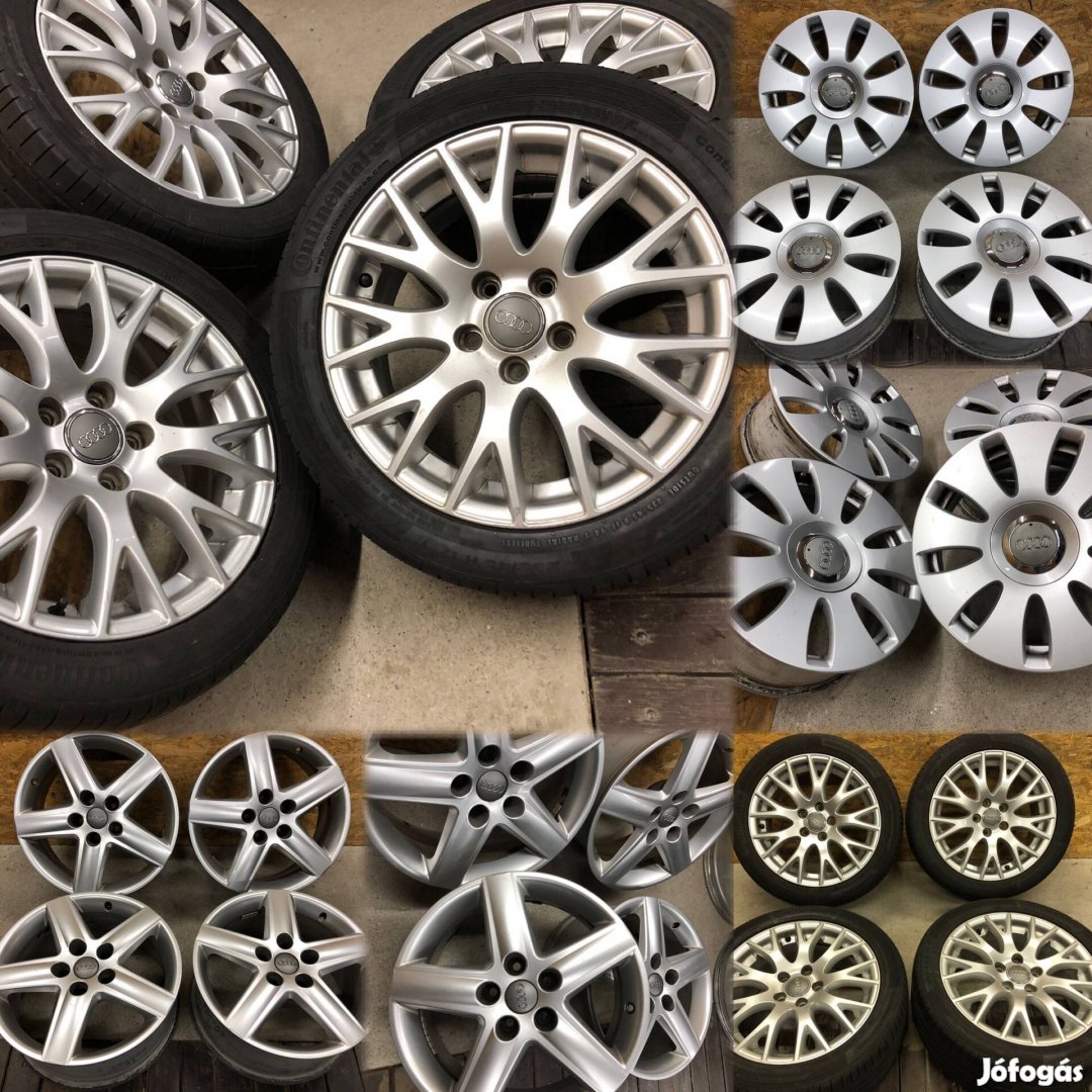 17 col 16 col gyári Audi alufelni több fajta colos 