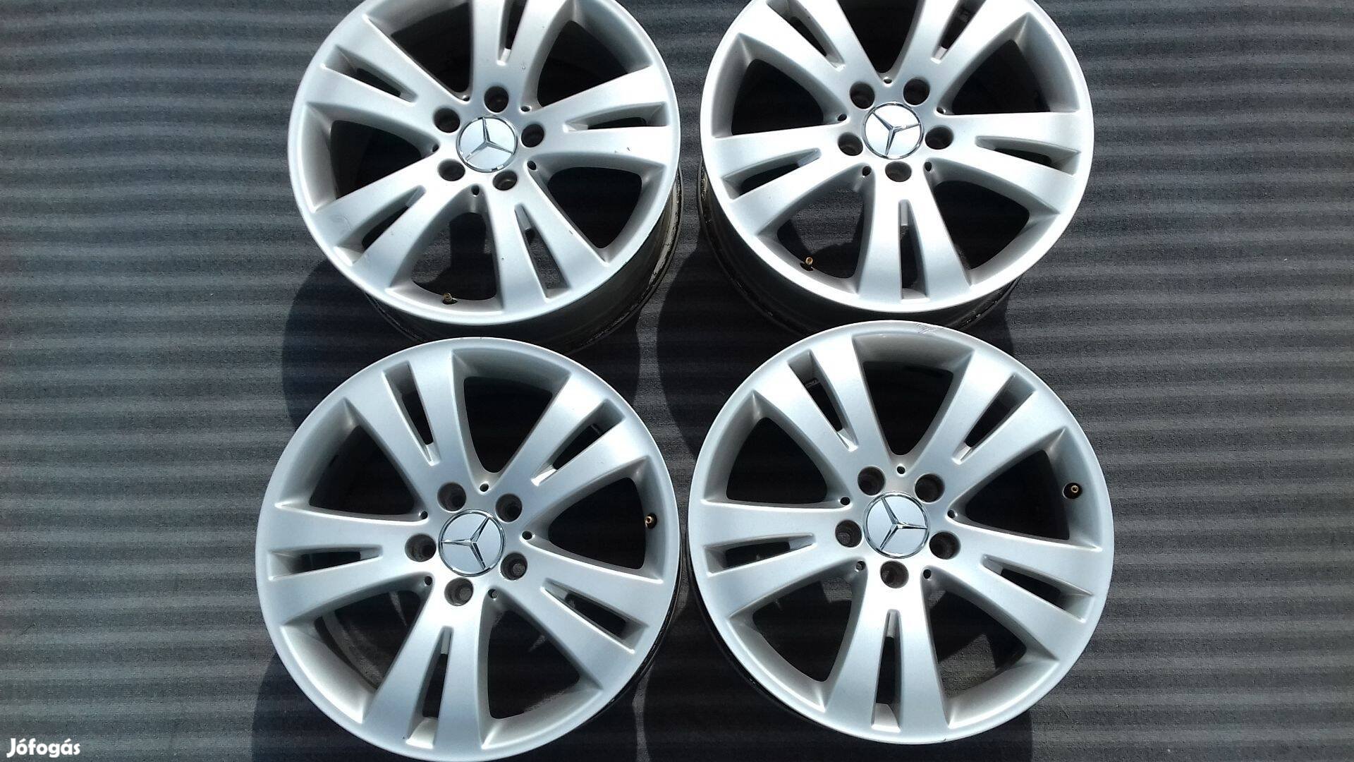17 col 5x112 gyári Mercedes alufelni garnitúra A B C CLA stb