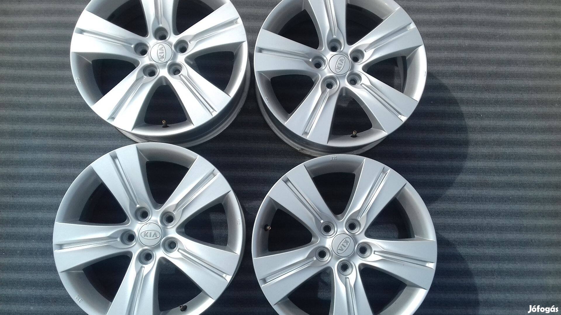 17 col 5x114,3 gyári Kia alufelni Hyundai Mazda Mitsubishi stb