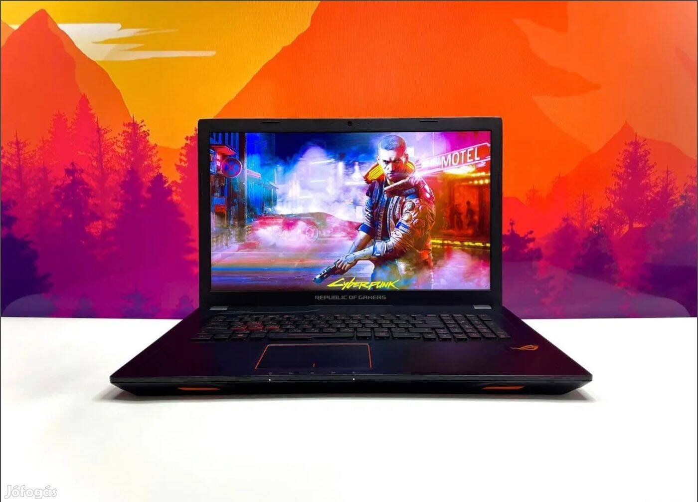 17 colos 8gb vga Asus rog gamer laptop eladó