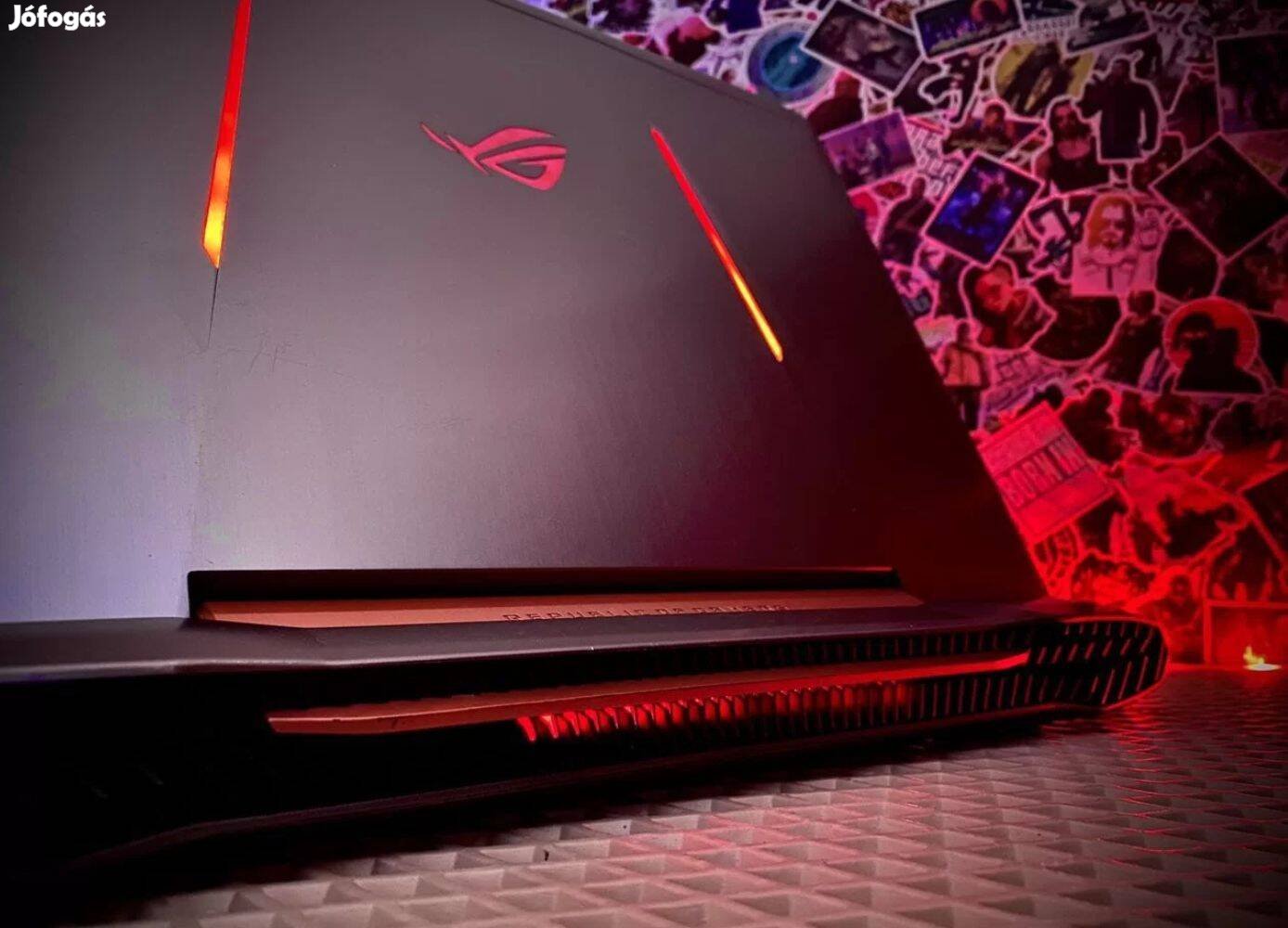 17 colos Asus óriág gamer laptop eladó dupl hűtéses erőmű