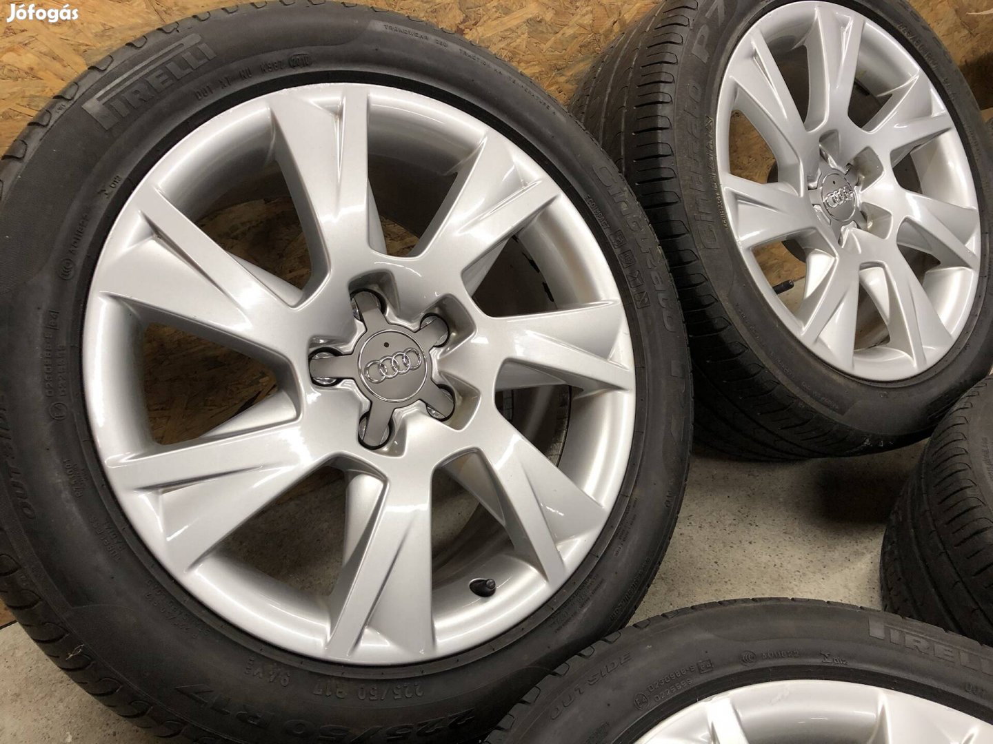 17 colos Audi alufelni 17 col A4, A5, A6, gyári 5x112