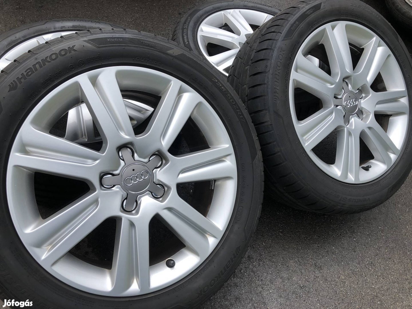 17 colos Audi alufelni 225 50 17 nyári gumi 17 col